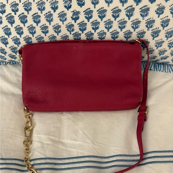 Tory Burch Leather Rich Burgundy Red Crossbody/clutch EUC - Picture 5 of 5